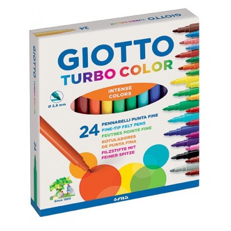 Pennarelli Giotto Turbo Color 24 pz