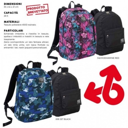 Zaino Reversibile Yub Urban Graphic