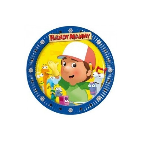 Piatto Grande 10 pz Handy Manny cm 23