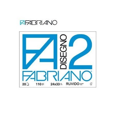 Blocco F2 Fabriano 24 x 33 Ruvido 20 pz