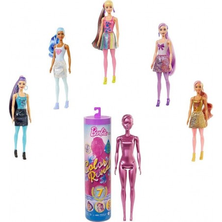 Barbie Color Reveal Serie Metallic