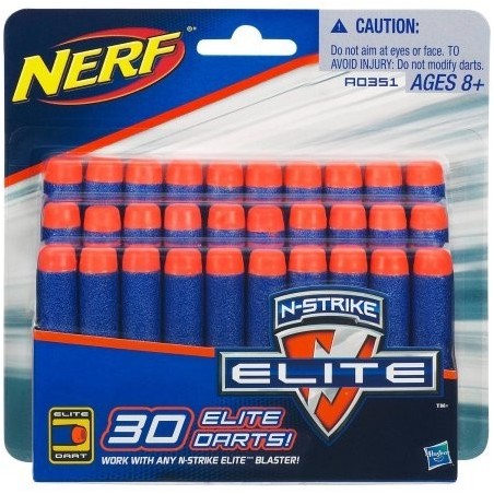 Blister 30 Dardi Nerf Elite