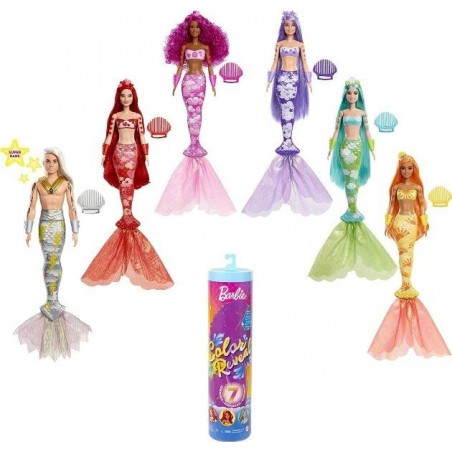 Barbie Color Reveal Serie Sirena Arcobaleno