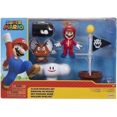 Super Mario Cloud Diorama Set