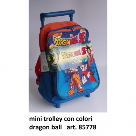 Zaino Asilo Minitrolley Dragon Ball c/colori