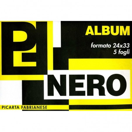 Album Disegno Nero 24 x 33 5 fogli
