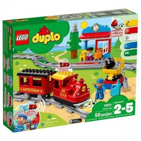 Treno A Vapore Locomotiva Lego Duplo