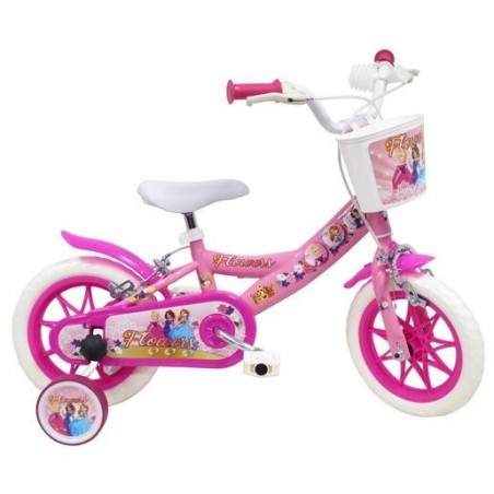 Bicicletta Flowers 14'' c/freni