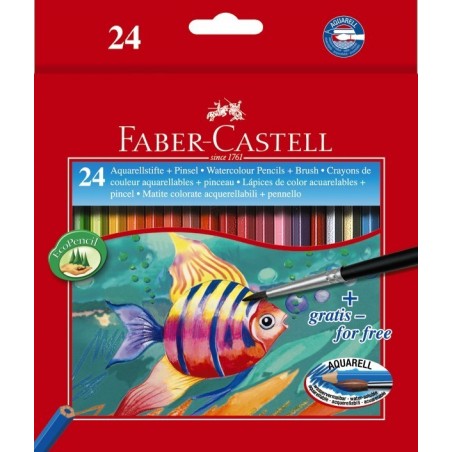 Matite Acquerellabili 24 pz Faber Castell