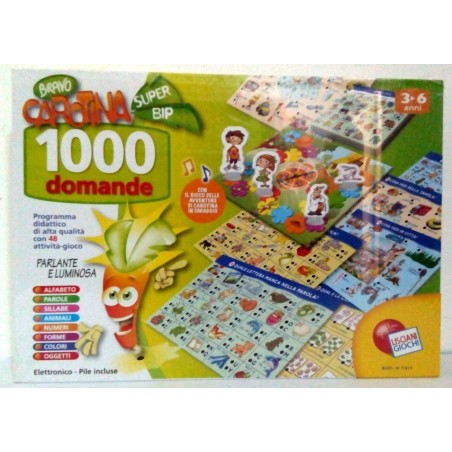 Gioco 1000 Domande Carotina Parlante Lisciani