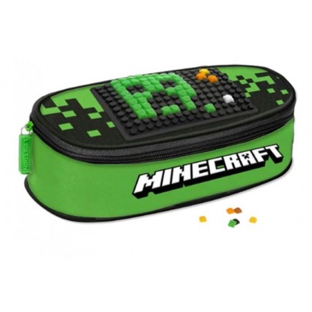 Astuccio Ovale Pixels Minecraft