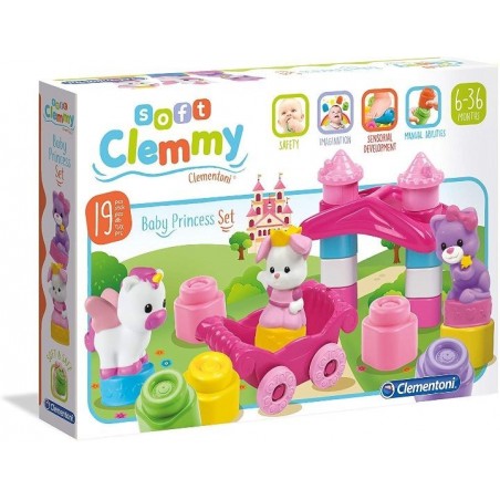 Clemmy Soft Blocks Baby Princess Set 19 pz