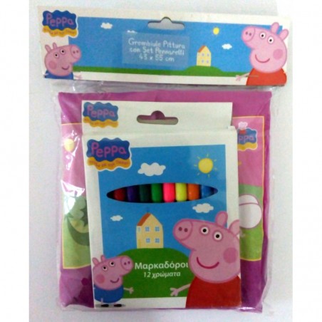 Grembiule Pittura + Colori Peppa Pig