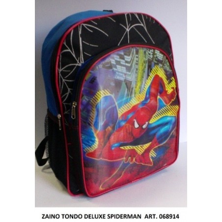 Zaino Tondo Deluxe Spiderman