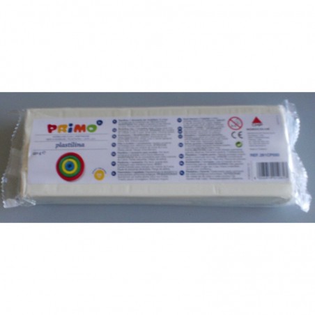 Plastilina 550 gr. Colore Bianco