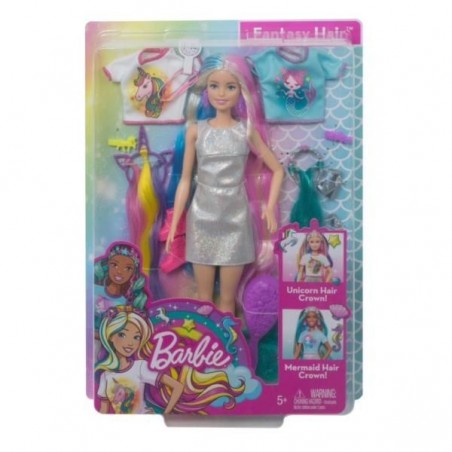 Barbie Capelli Fantasia Unicorno