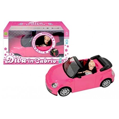 Bambola Diva In Auto Cabrio