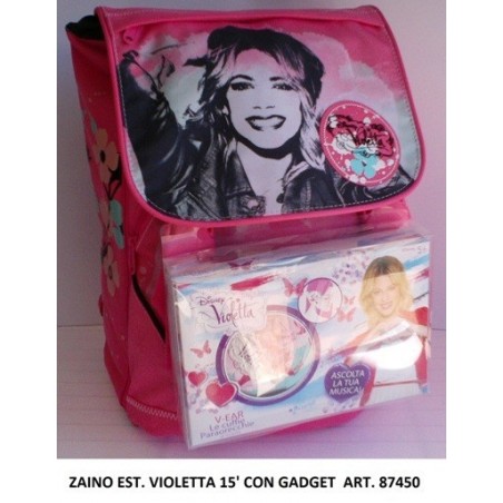 Zaino estens. Violetta  2015 c/ gadget