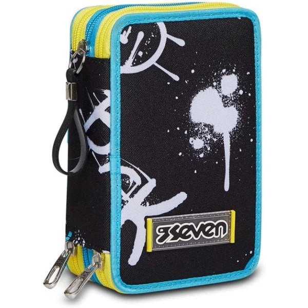 Astuccio 3 zip Abstract Graffiti Boy Seven