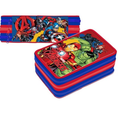 Astuccio 3 zip Avengers