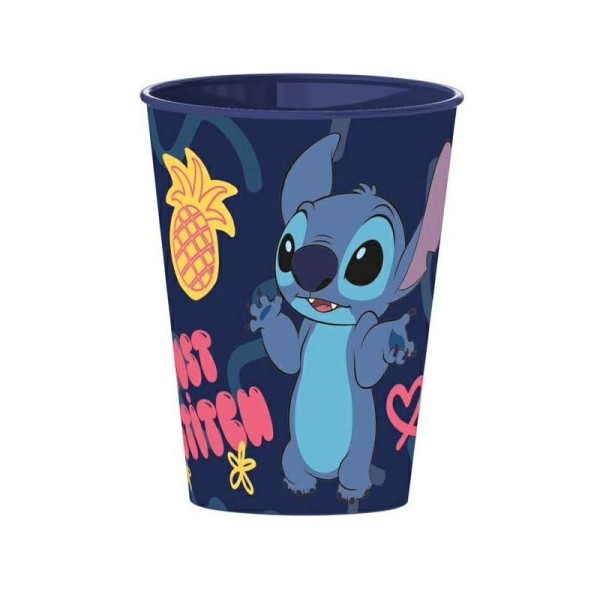 Bicchiere 260 ml in plastica Stitch