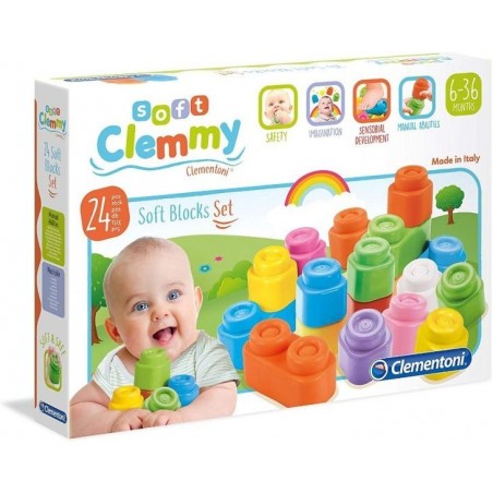 Clemmy Soft Blocks 24 pz