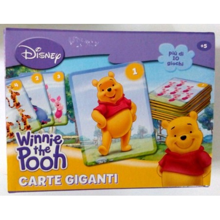 Scatola 40 Carte Giganti Winnie the Pooh